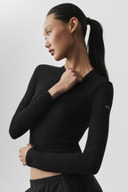 Ribbed Long Sleeve Shirt