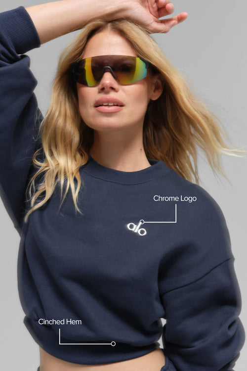 Accolade Best Seller Cropped Crew Neck Sweater