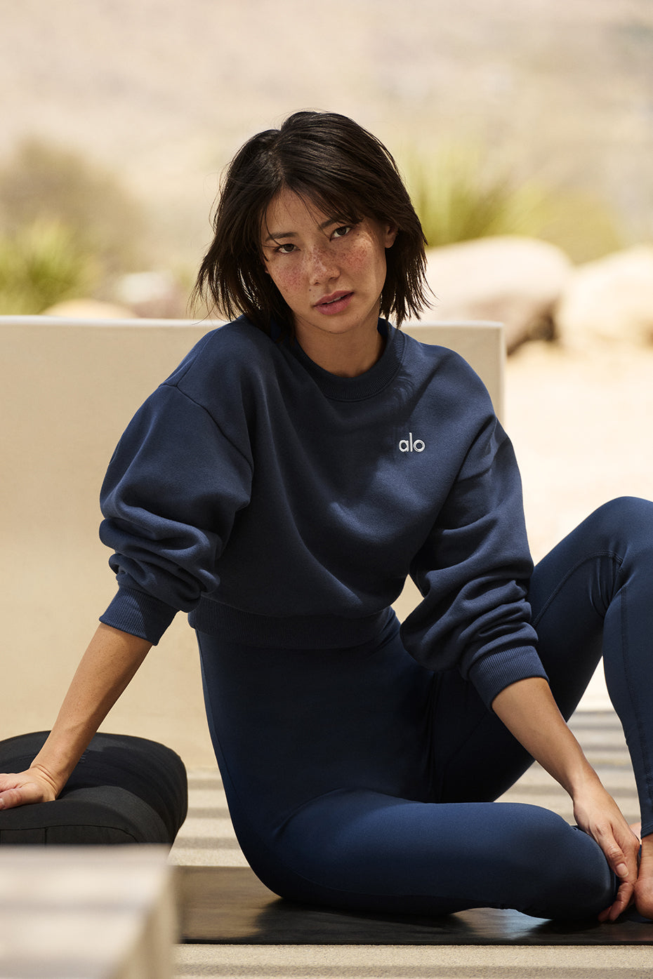 Accolade Best Seller Cropped Crew Neck Sweater