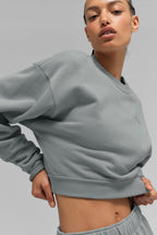 Accolade Best Seller Cropped Crew Neck Sweater