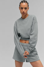 Accolade Best Seller Cropped Crew Neck Sweater