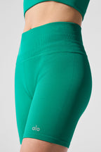 Favorite Seamless Ribbed Shorts - Spruce Green