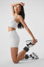 High-Waist Airbrush 5" Biker Shorts