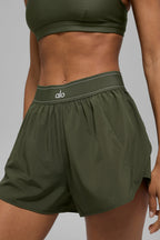 Match Point Shorts - Olive Green
