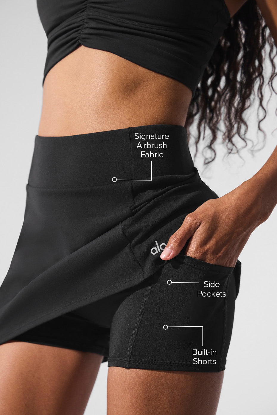 High-waisted tennis skirt - Airbrush Good Form "new"