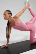 Seamless ribbed bra tank top